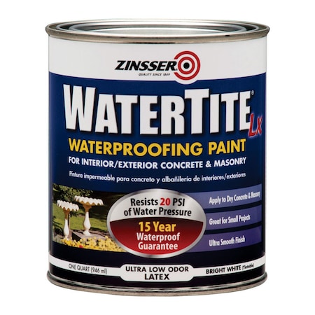 Waterprfng Paint Wht 1Qt